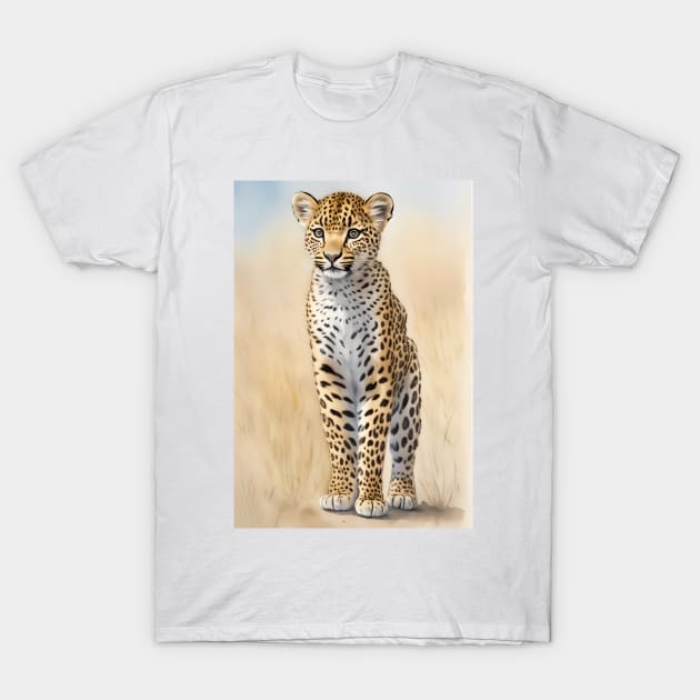 Leopard - Cheetah T-Shirt by DeVerviers